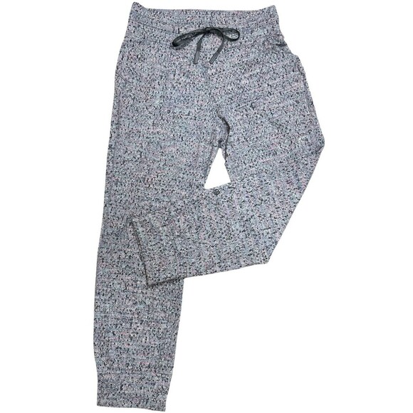 Lululemon Ready to Rulu Jogger Neon Tweed Jacquard Htr Battleship Electric SZ 4 - Picture 2 of 11